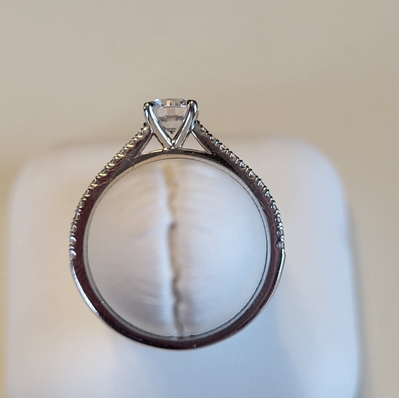 Naledi Sterling Silver Round CZ Ring - Picture 3 of 8